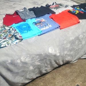Lot of 9 tops boys size 5T 5/6